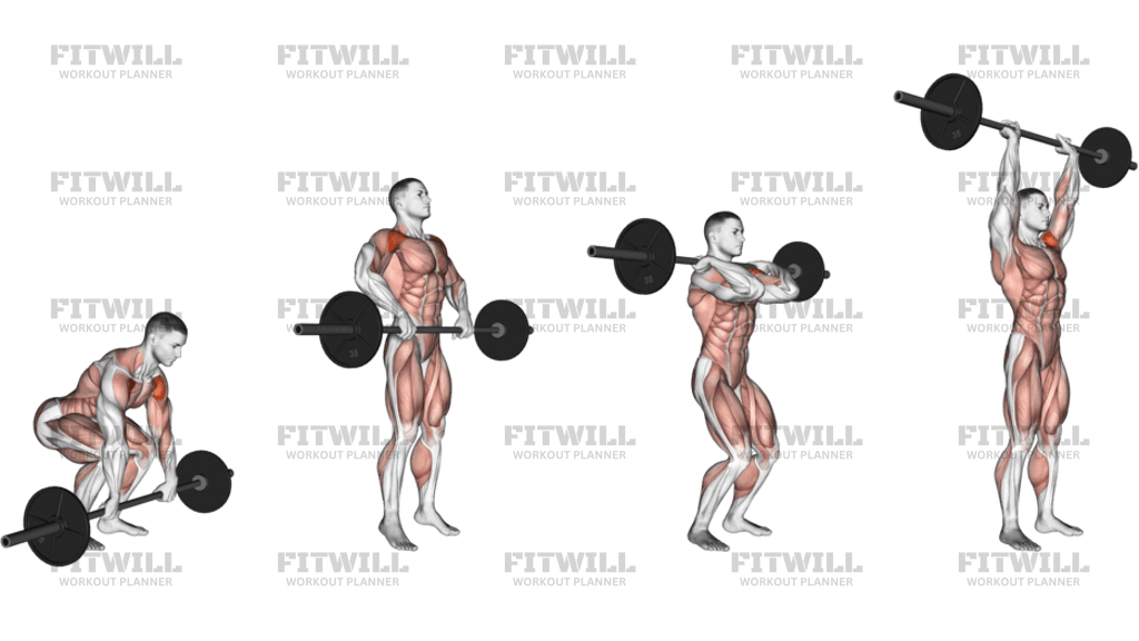 Barbell Clean And Press