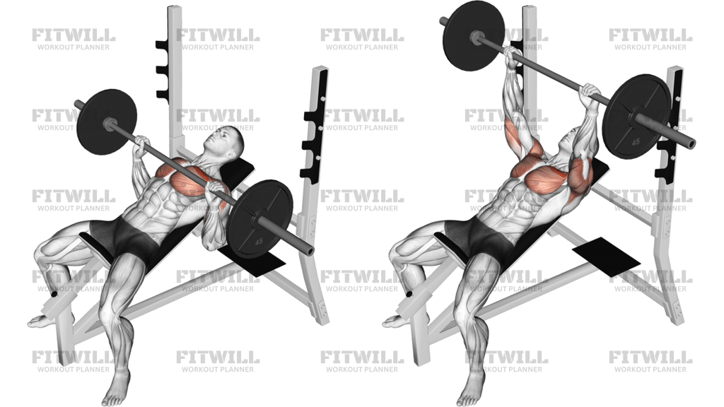 Barbell Incline Bench Press