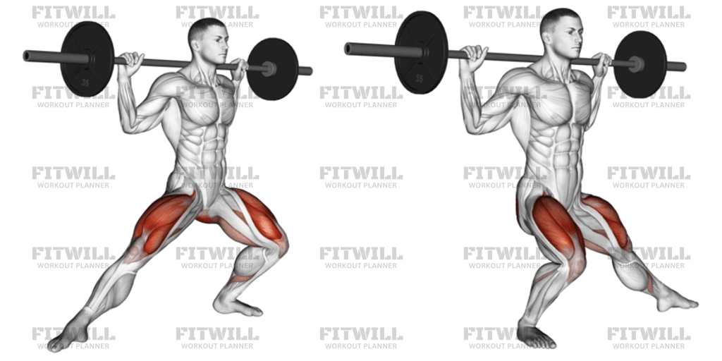 Barbell Side Split Squat: Exercise Guide, Techniques, Benefits, How to ...