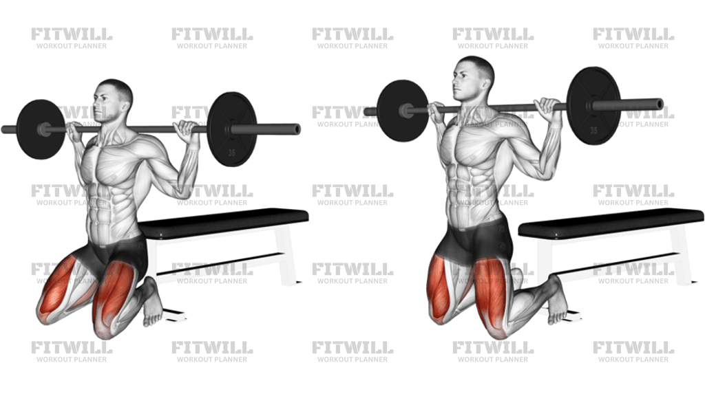 Barbell Kneeling Squat