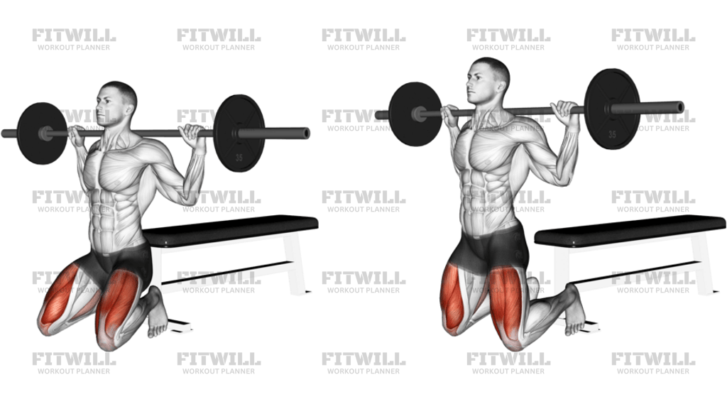 Barbell Kneeling Squat