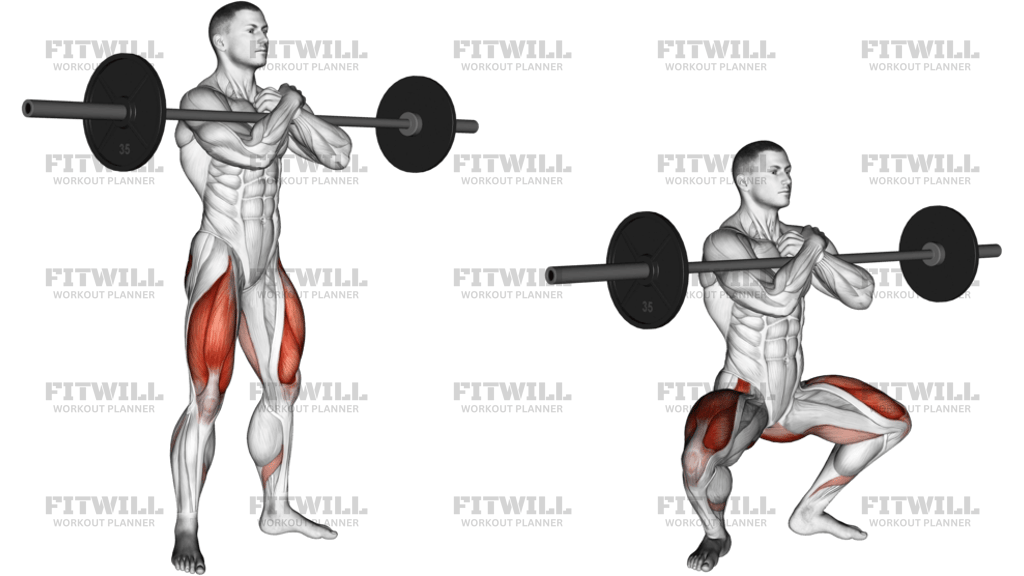 Barbell Zercher Squat