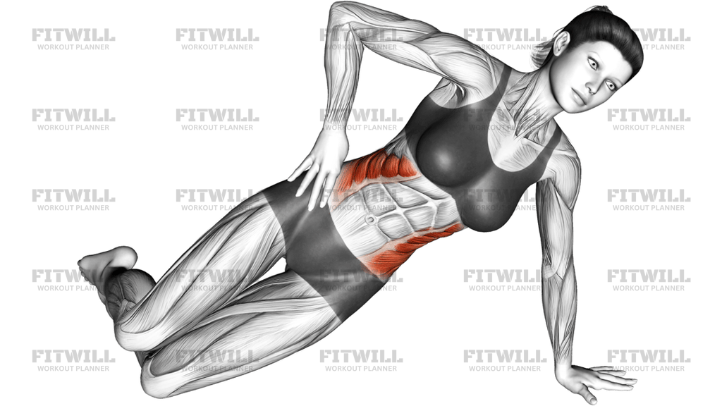 Bent-Knee Side Plank Left Side