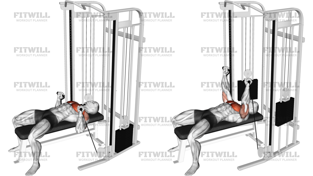 Cable Bench Press