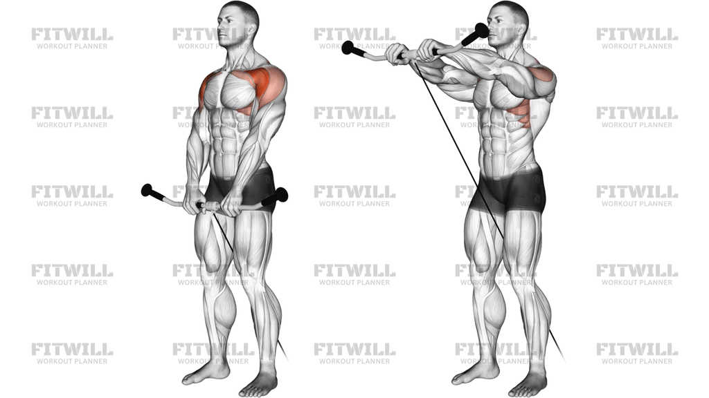 Cable Front Raise