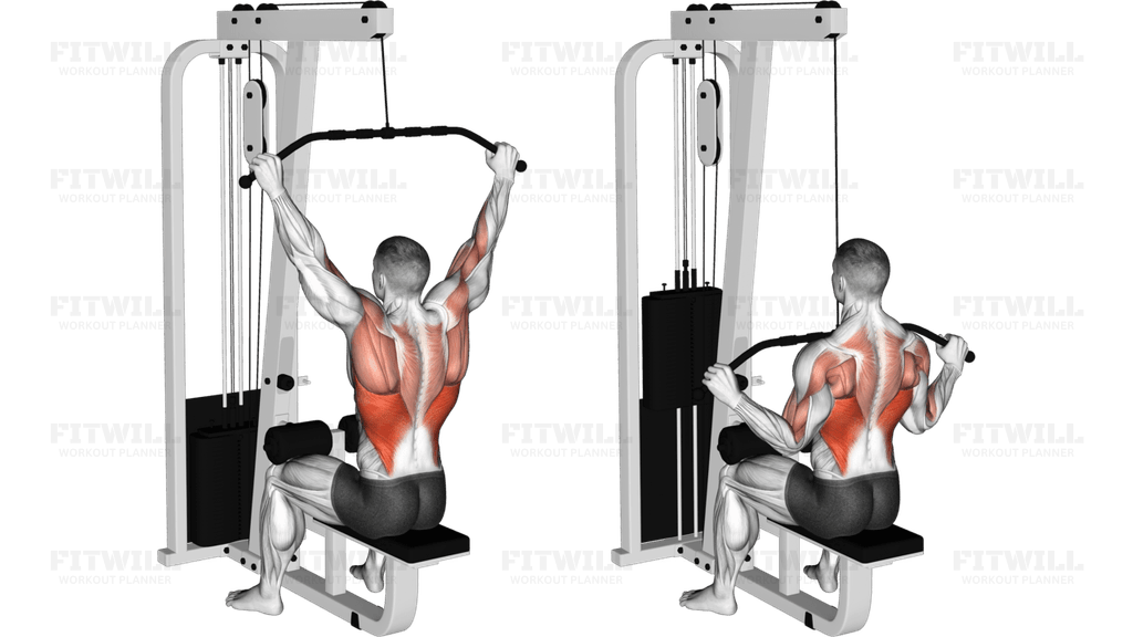 Wide Grip Cable Lat Pulldown
