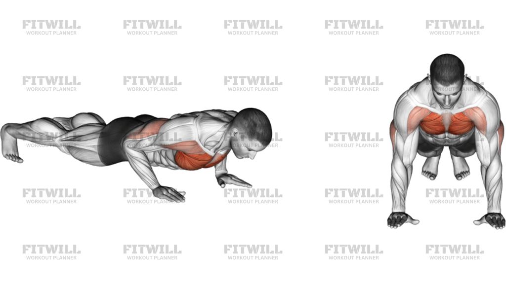 Clock Push-Up