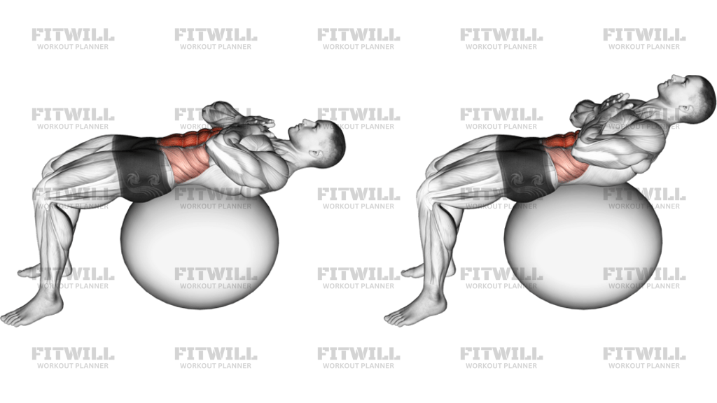 Crunch On Stability Ball