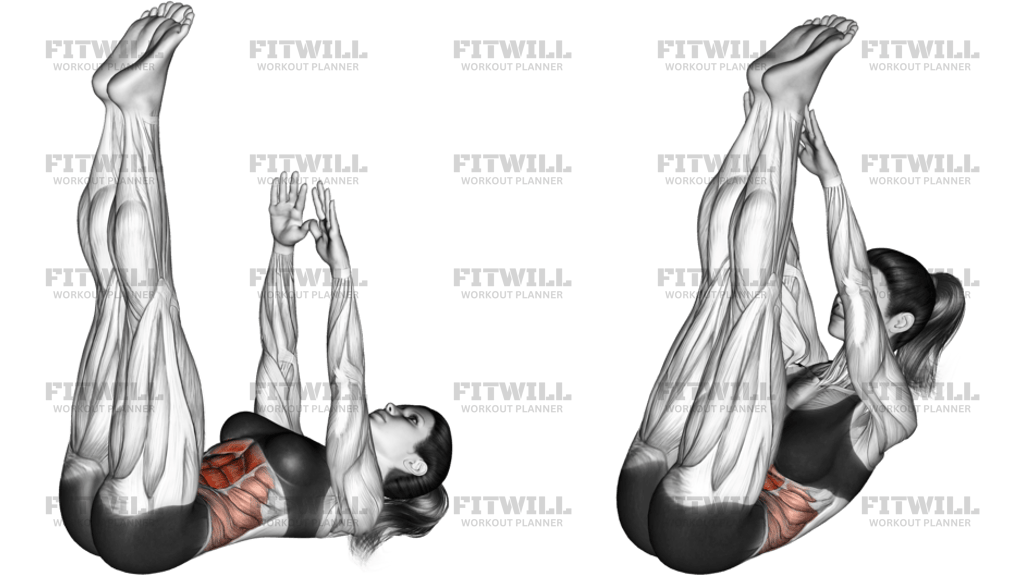 Abdominal Com Pernas Estendidas