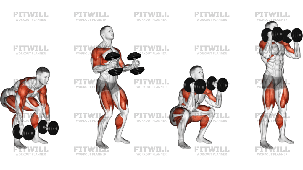Dumbbell Clean