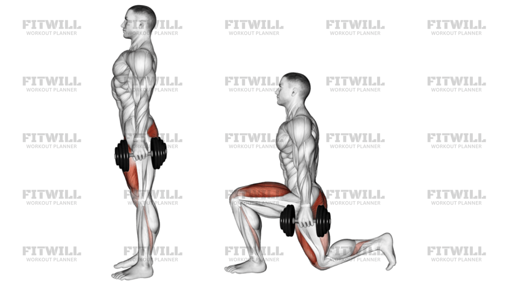 Dumbbell Lunge
