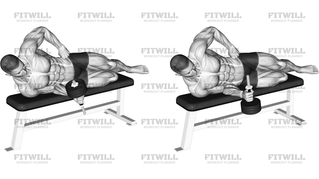 Dumbbell Lying Supination