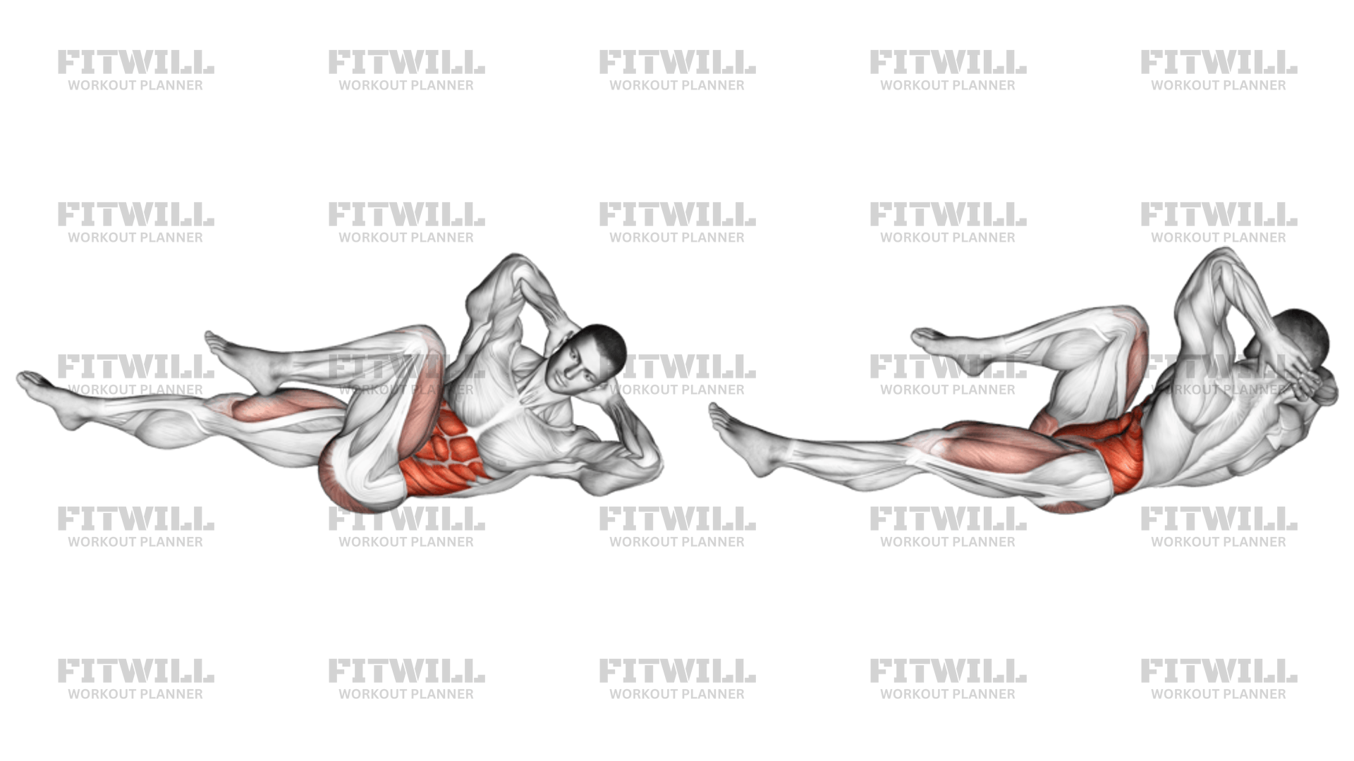 Elbow To Knee Crunches Exercise Guide Video Techniques Benefits How to Muscles Worked Tips Tricks Fitwill