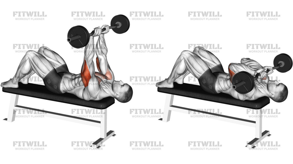 EZ Barbell JM Bench Press