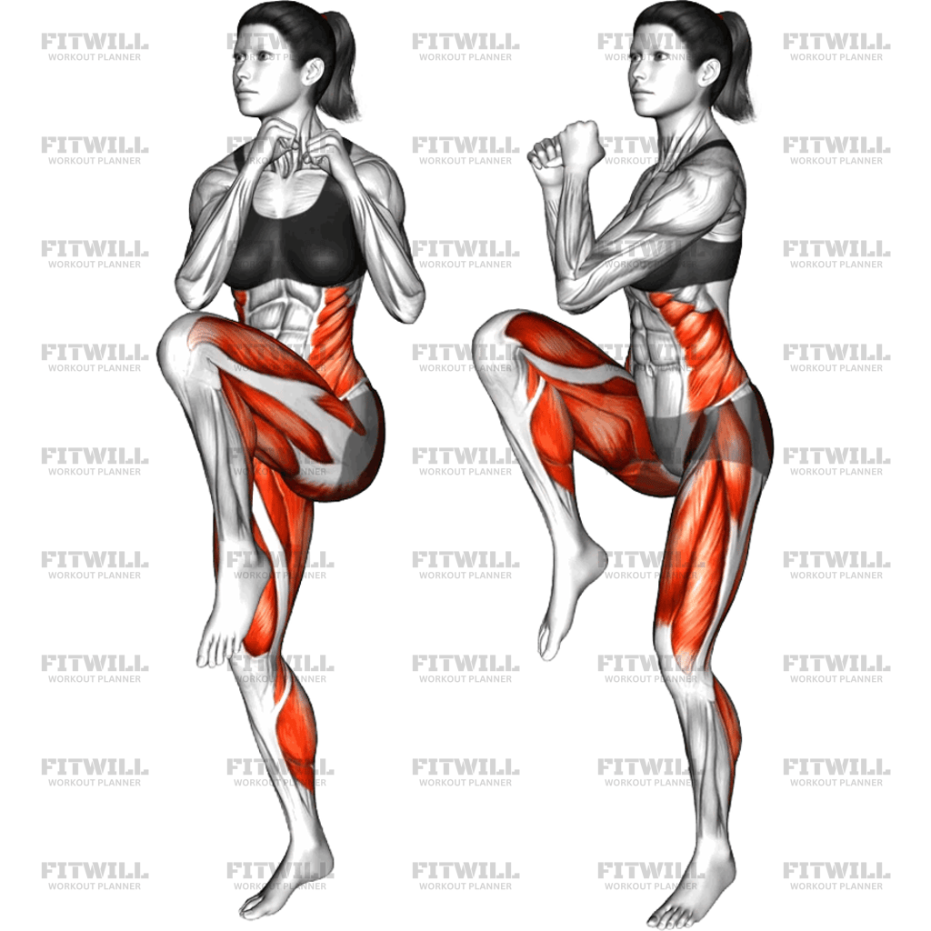 High Knee Twist: Exercise Guide, Techniques, Benefits, How to, Muscles ...