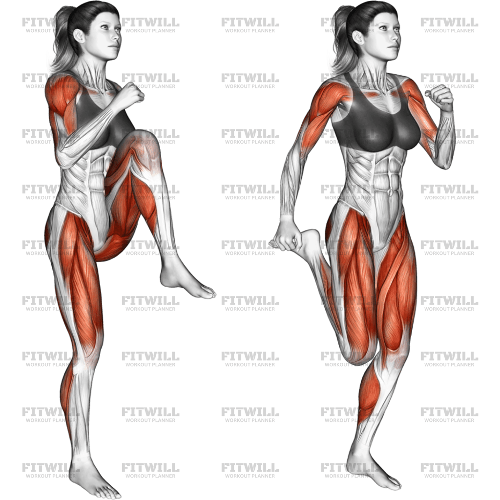 High Knee Butt Kicks: Exercise Guide, Techniques, Benefits, How to ...