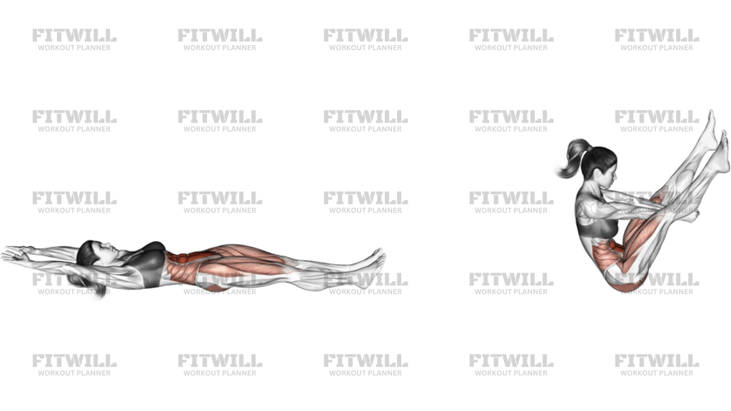 Abdominais Jack Split