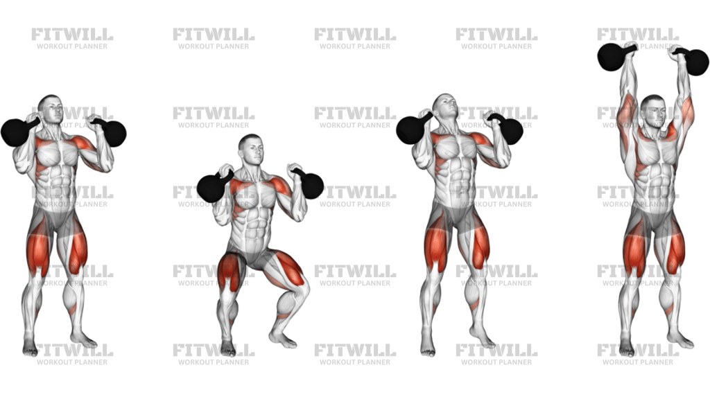 Kettlebell Double Push Press