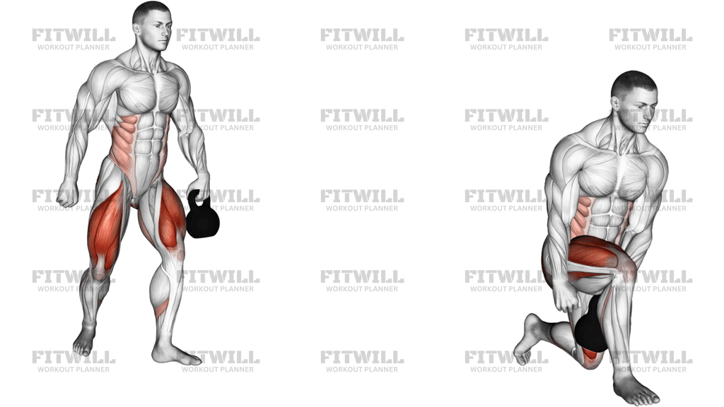 Kettlebell Lunge Pass Through