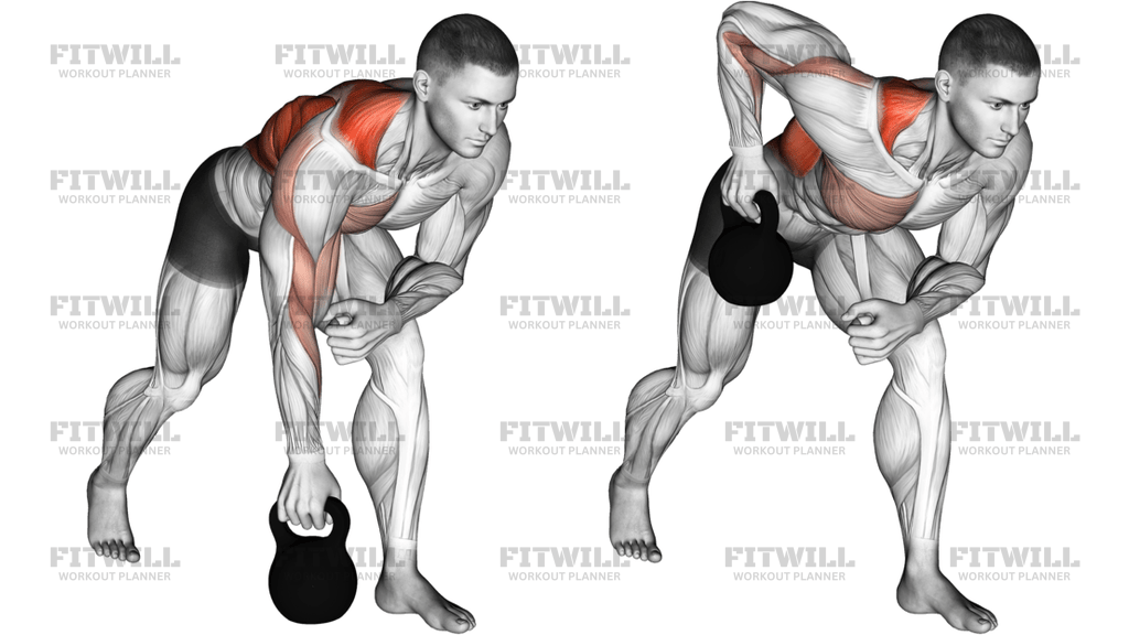 Kettlebell One-Arm Row