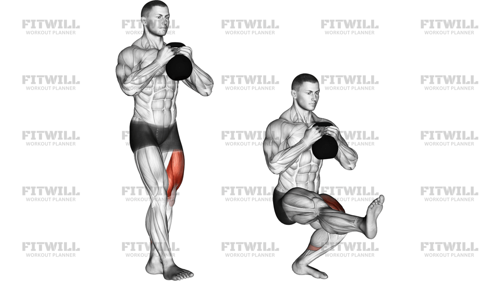 Kettlebell Pistol Squat
