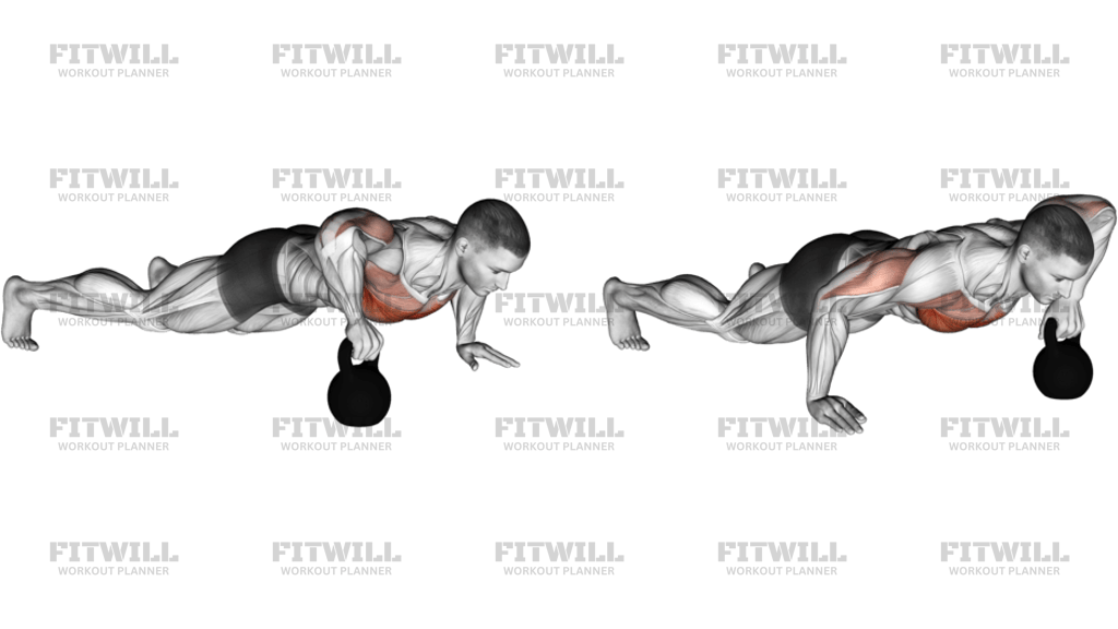 Kettlebell Plyo Push-Up
