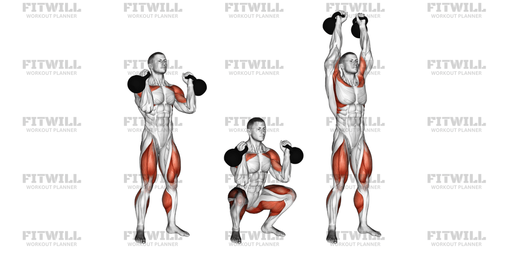 Kettlebell thruster deals