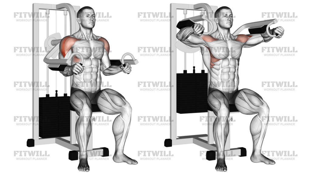 Lever Lateral Raise Deltoid Raise