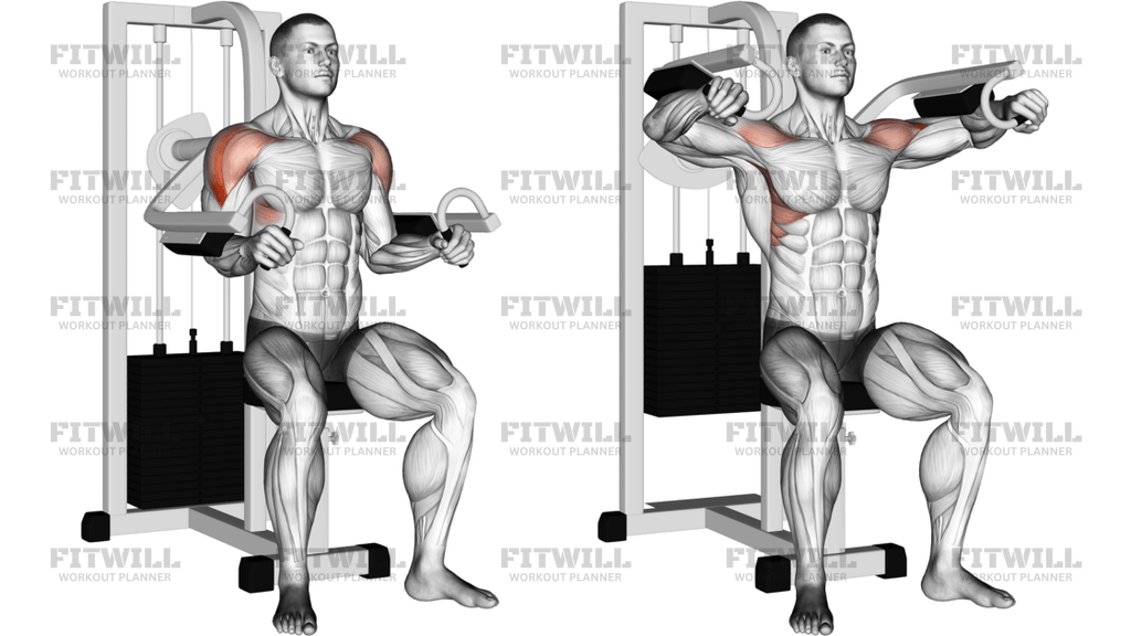 Lever Lateral Raise Deltoid Raise