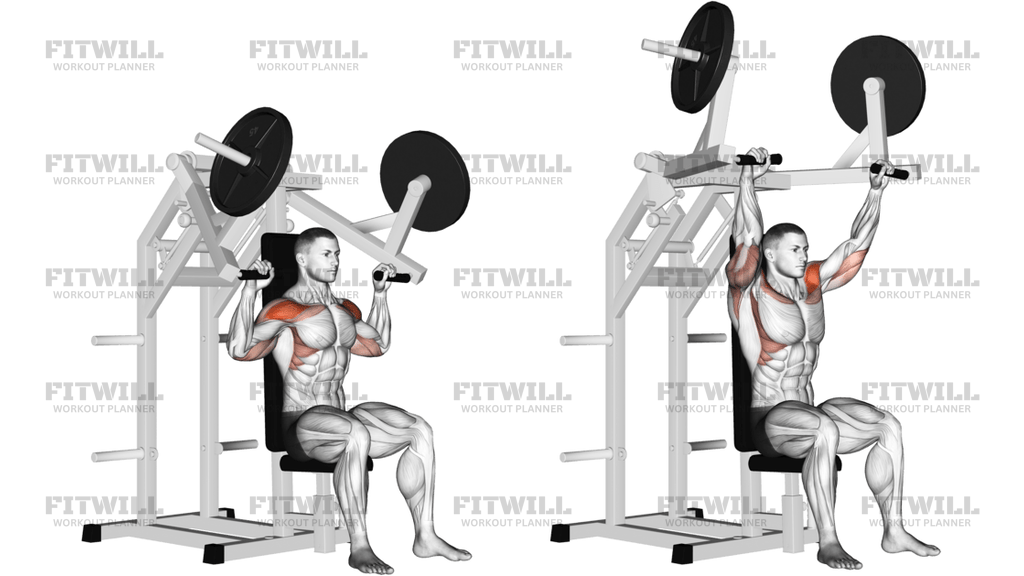Lever Military Press Plate Loaded