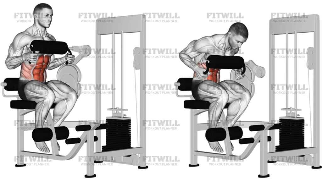 Lever Seated Crunch Chest Pad
