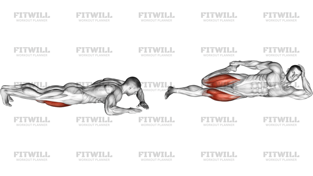 Lying Side Quadriceps Stretch