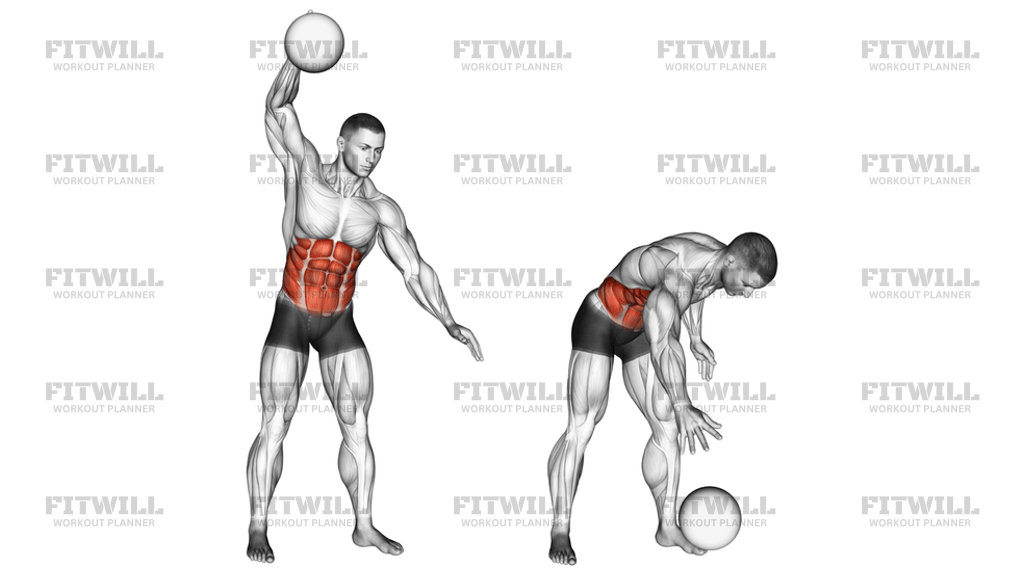 One-Arm Slam With Medicine Ball: Exercise Guide, Techniques, Benefits ...