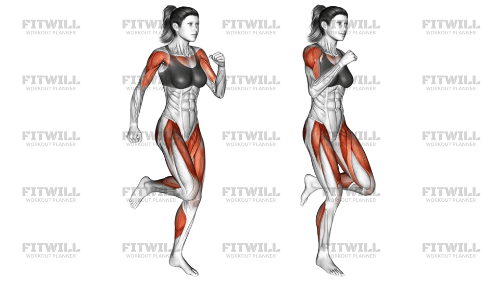 Place Jog: Exercise Guide, Video, Techniques, Benefits, How to, Muscles ...