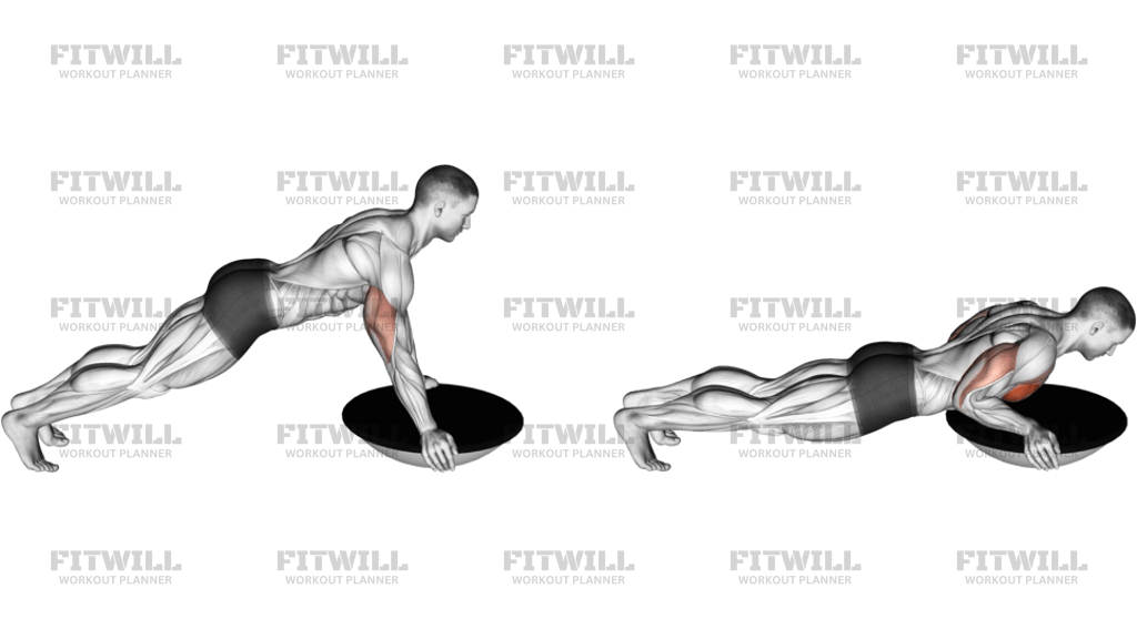 Push-Up Bosu Ball