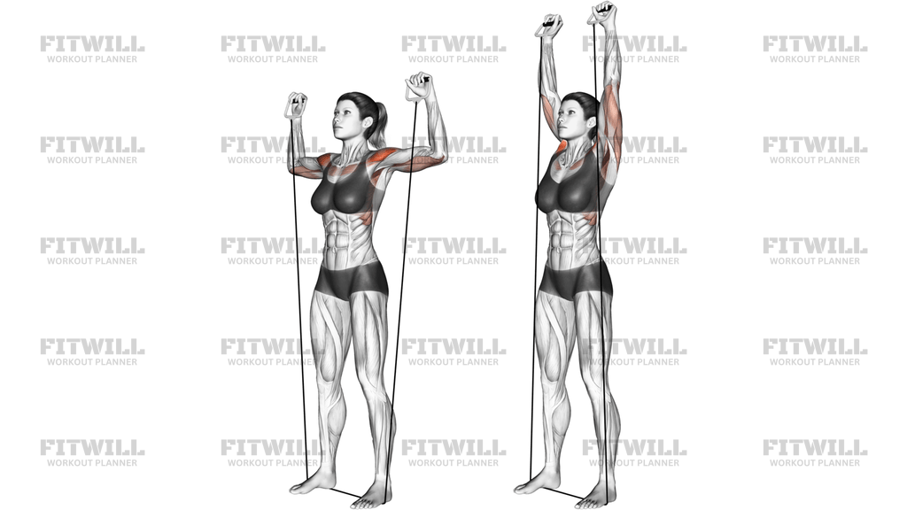 Shoulder Press With Band