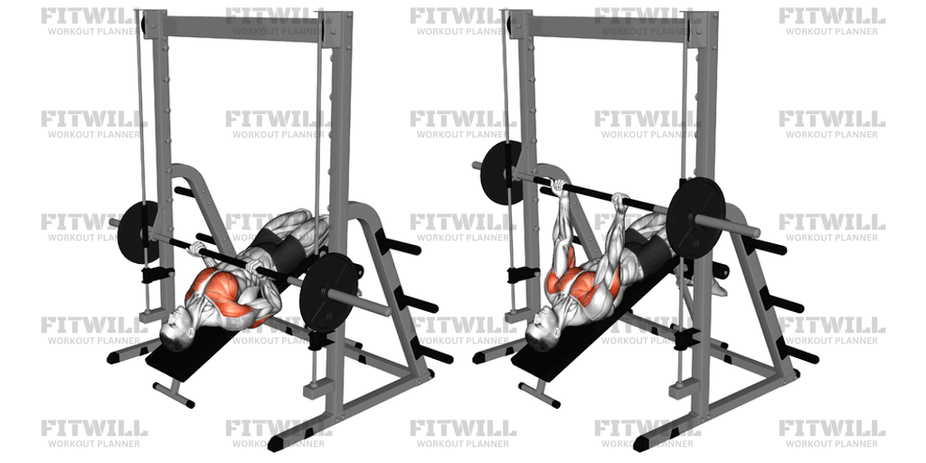 Smith Decline Reverse-Grip Press: Exercise Guide, Techniques, Benefits ...