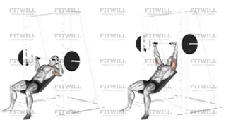Smith Incline Bench Press