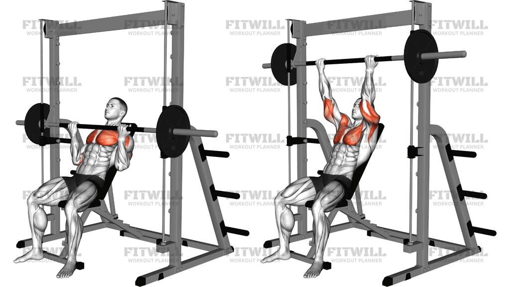 Smith Incline Reverse-Grip Press