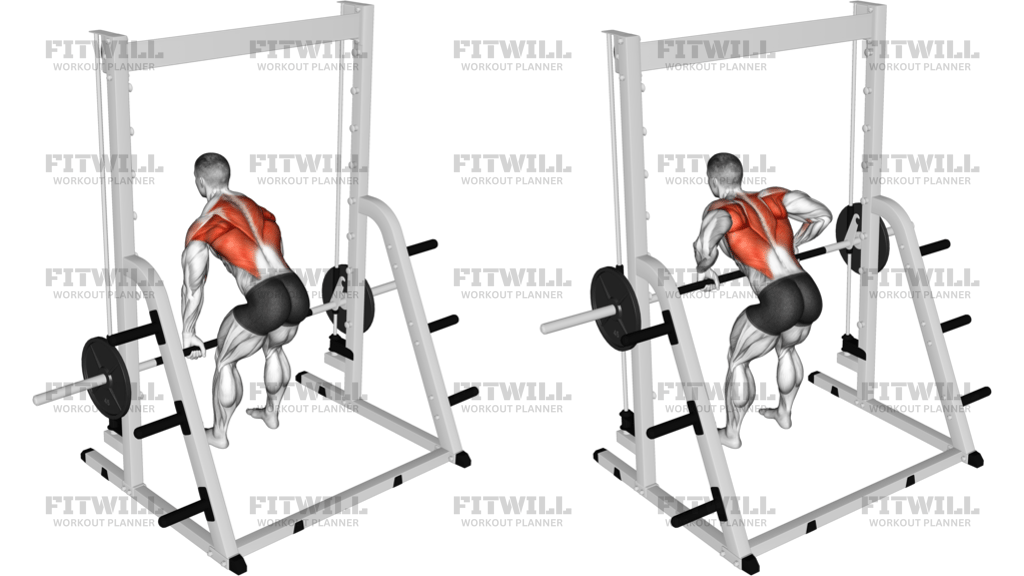 Smith Rear Delt Row