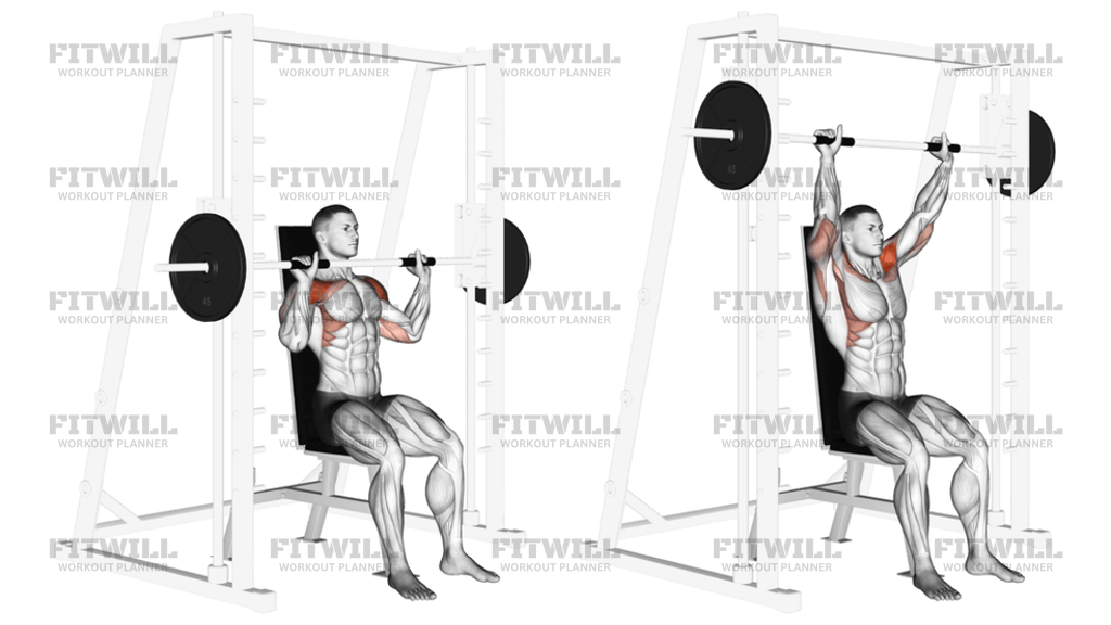 Smith Seated Shoulder Press