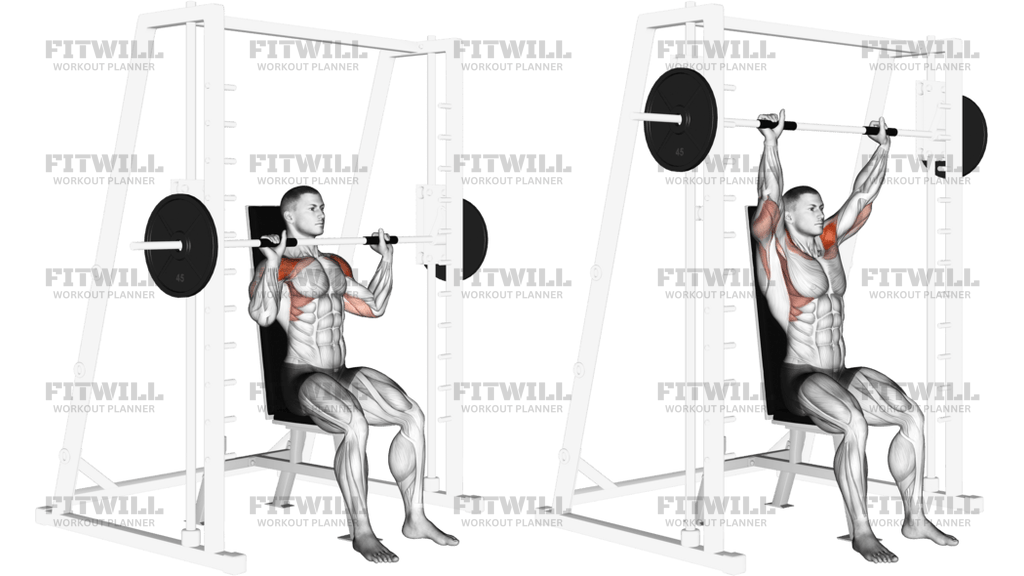 Smith Seated Shoulder Press