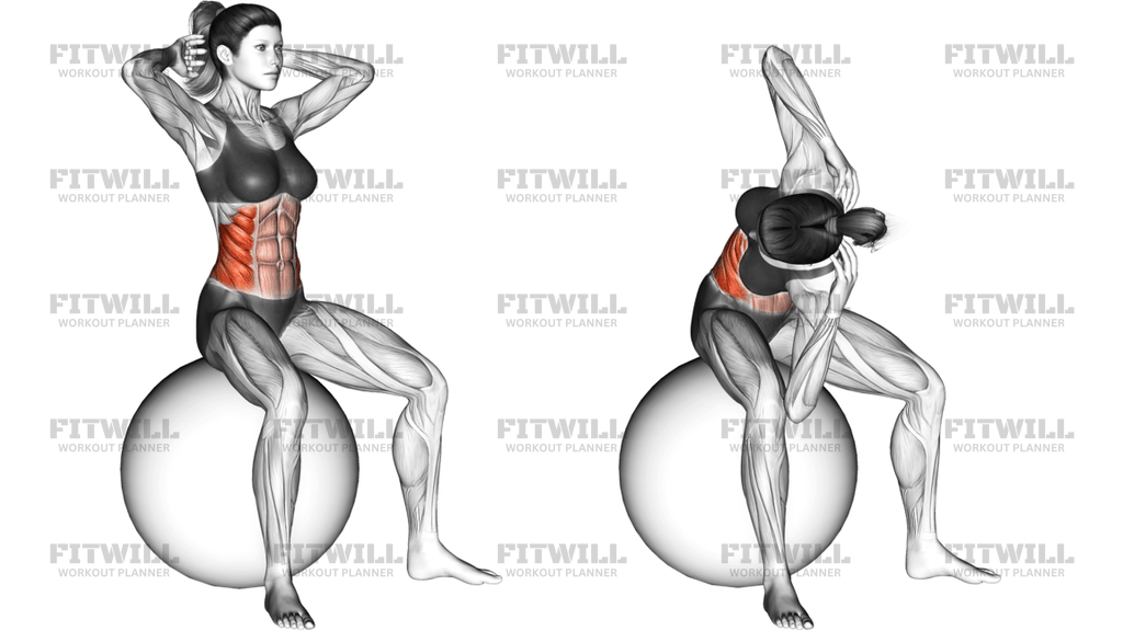 Spinal Stretch On Stability Ball
