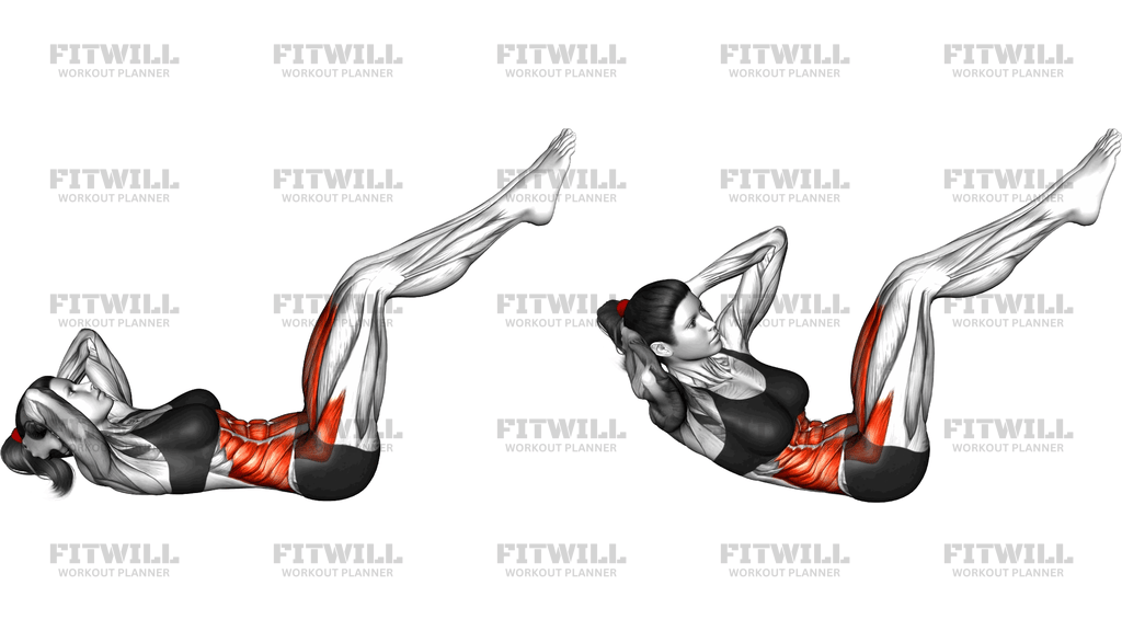 Twist Crunch Leg-Up