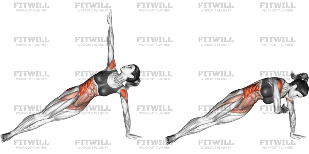 Twist Side Bridge: Exercise Guide, Techniques, Benefits, How to ...