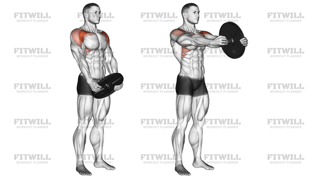 Weighted Front Raise: Exercise Guide, Video, Techniques, Benefits, How ...
