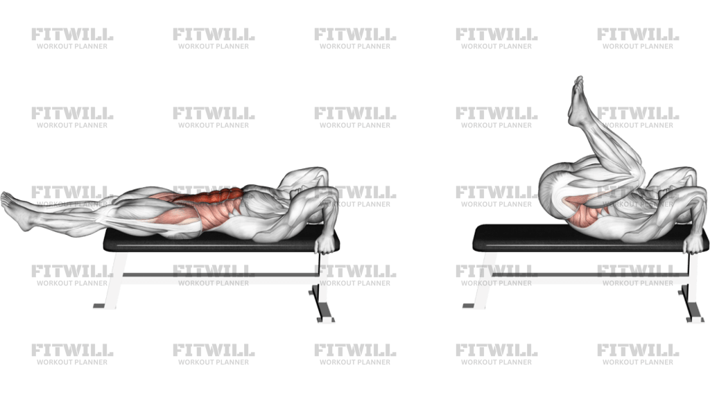 Lying Leg-Hip Raise