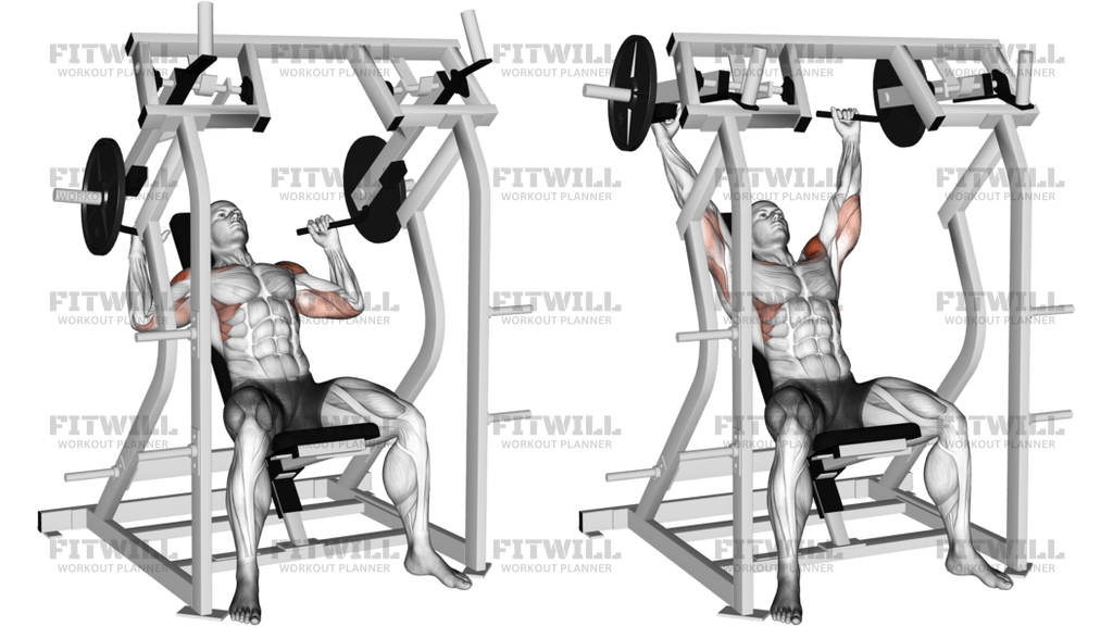 Lever Shoulder Press Plate Loaded Version 2