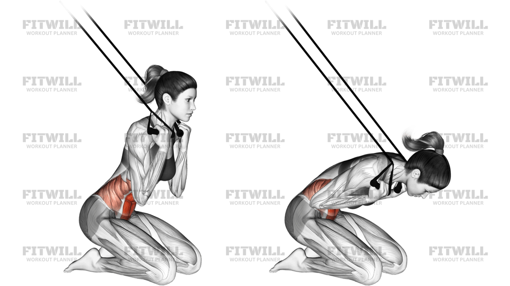 Band Kneeling Crunch