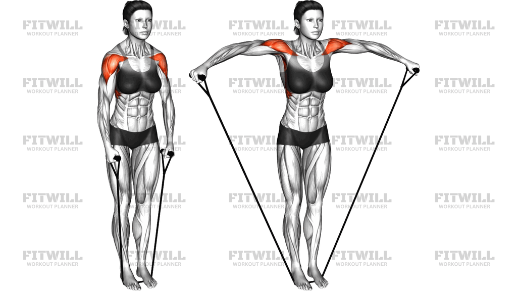 Band Lateral Raise